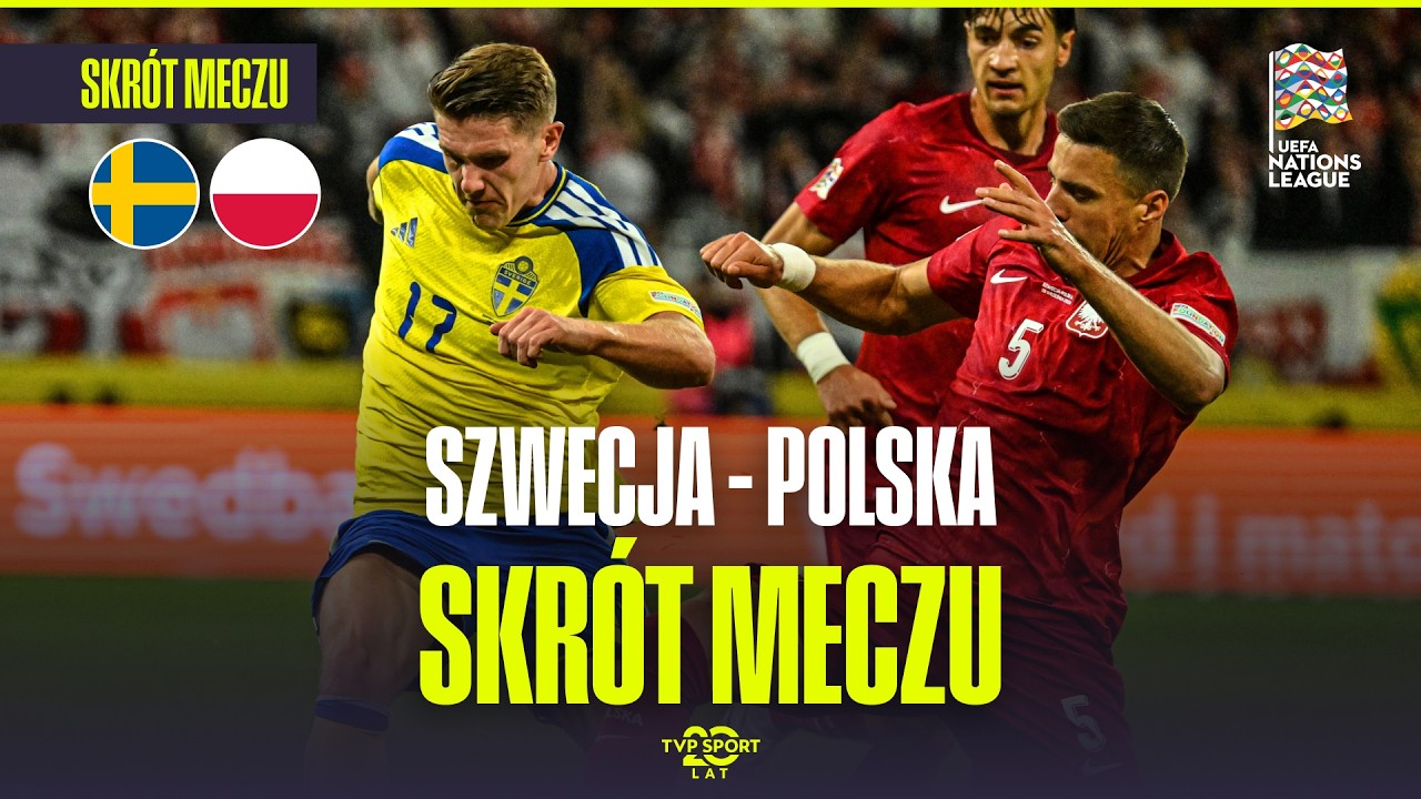 SKR&Oacute;T: SZWECJA - POLSKA | LIGA NAROD&Oacute;W, 2. KOLEJKA. | SZWEDZKI KOSZMAR POLAK&Oacute;W TRWA!