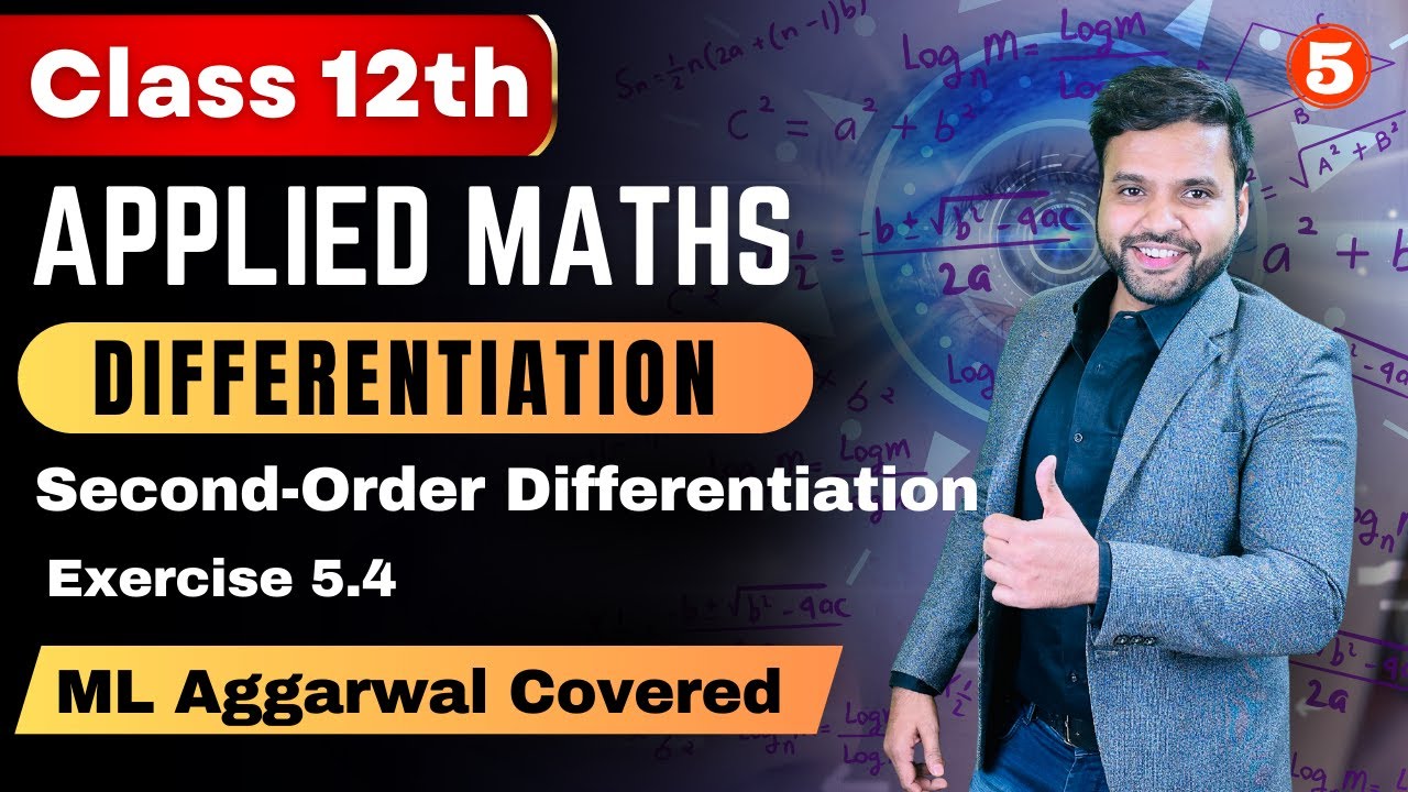 Ex 5.4 Differentiation Class 12 Applied Maths ML Aggarwal |  Ex 5.4 ML Aggarwal | Sri Kautilya