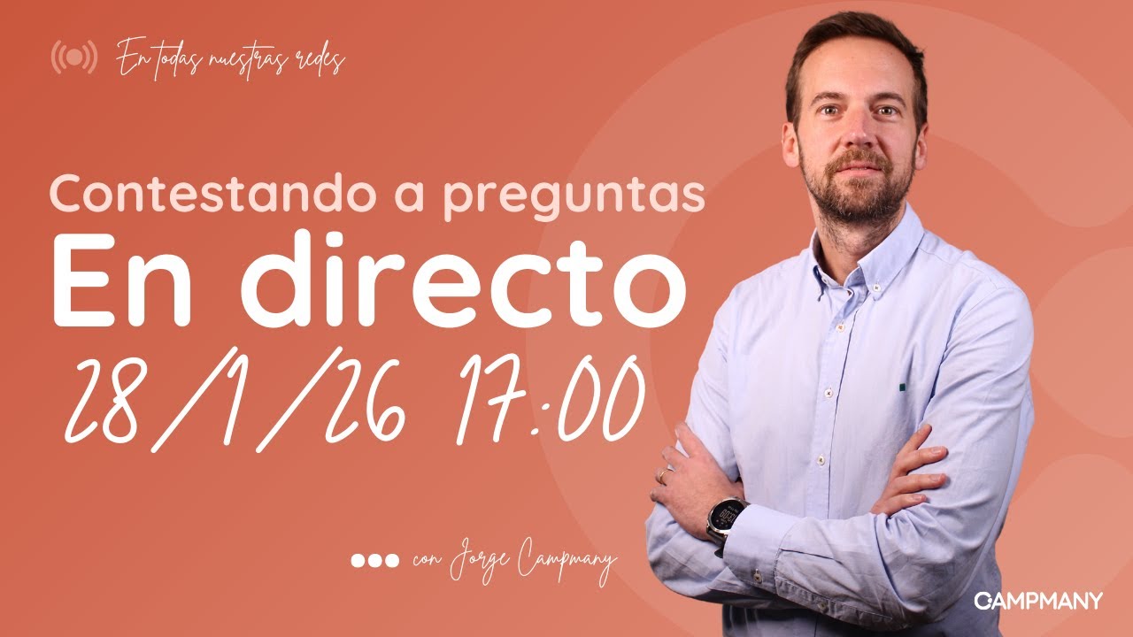 🔴 EN DIRECTO ¡Resuelve dudas laborales y de Seguridad Social con Jorge! 28/1/26 a las 17:00
