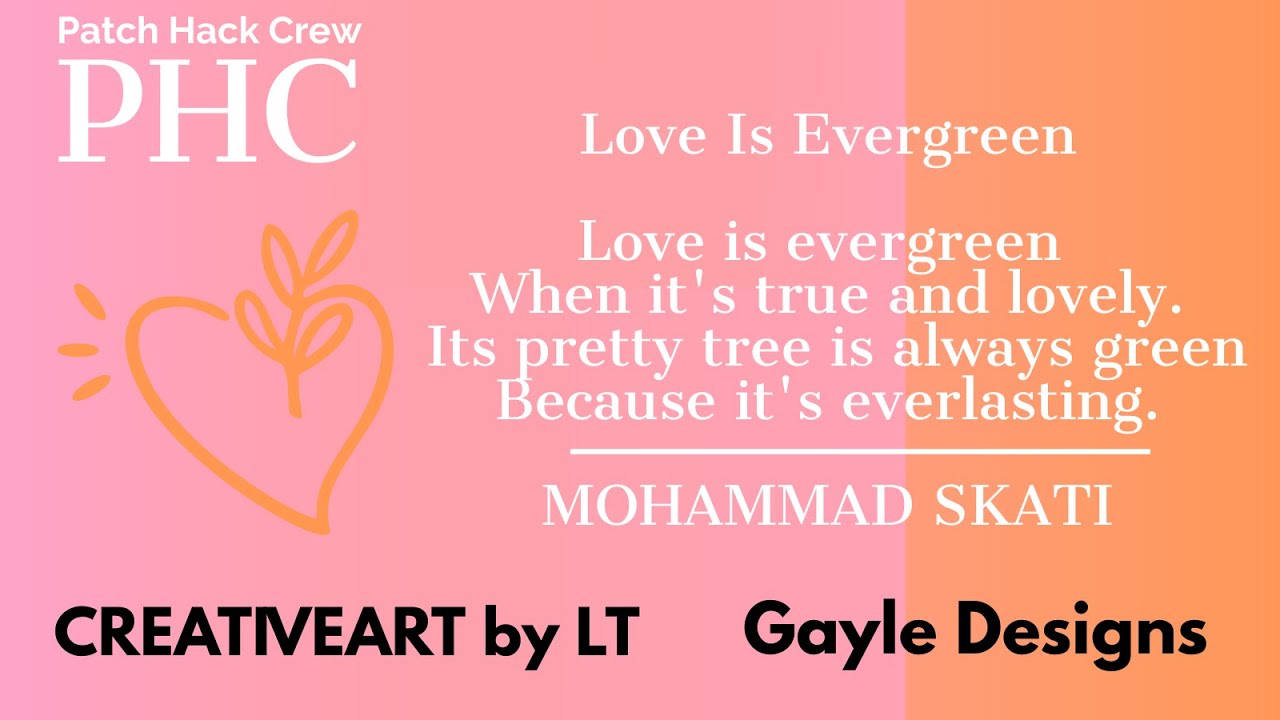 PHC Love is Evergreen
