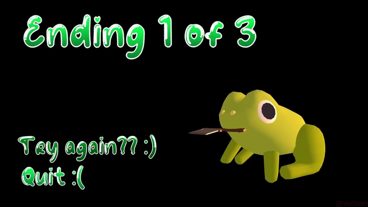 I Frog-ot the game || All Endings, Full Game :) || No Commentary