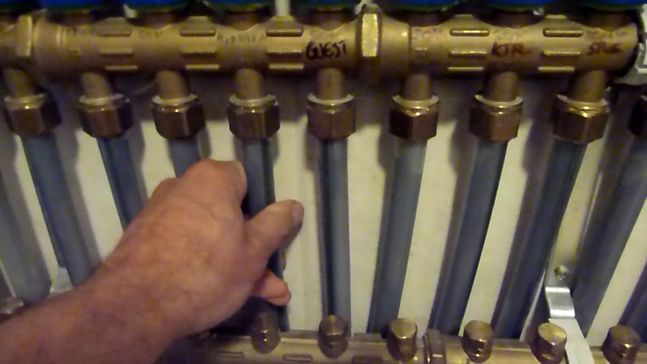 Underfloor water heating part 2 - details and error finding
