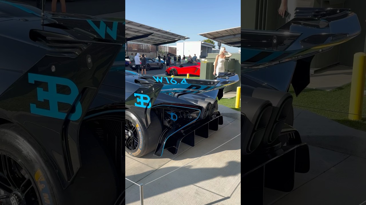 Manny Khoshbin&rsquo;s Bugatti Bolide at Bugatti Newport Beach Supercar Show #bugatti #bolide #automobile
