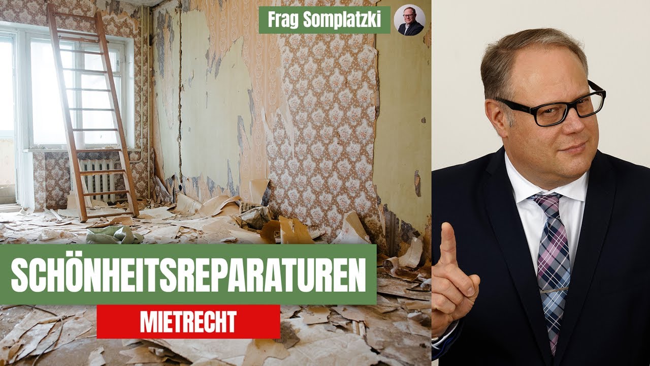 Schönheitsreparaturen: Wann ist der Mieter in der Pflicht? | Frag Somplatzki!