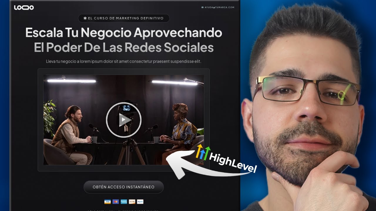 C&oacute;mo Hacer Una Landing Page Paso A Paso En Go High Level [Tutorial 2025]