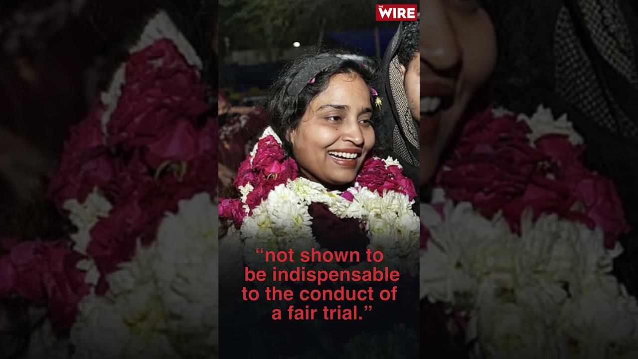 Gulfisha Fatima walked out of Tihar Jail