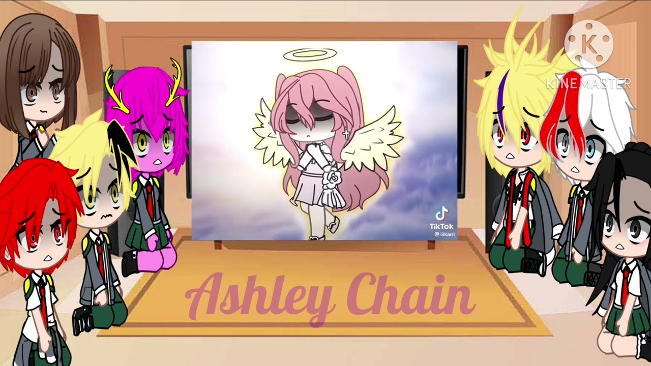 Class 1A react to Izuku as random Gacha TikTok||Part 2||Ashley Chain||lazy||💖🌸🌺