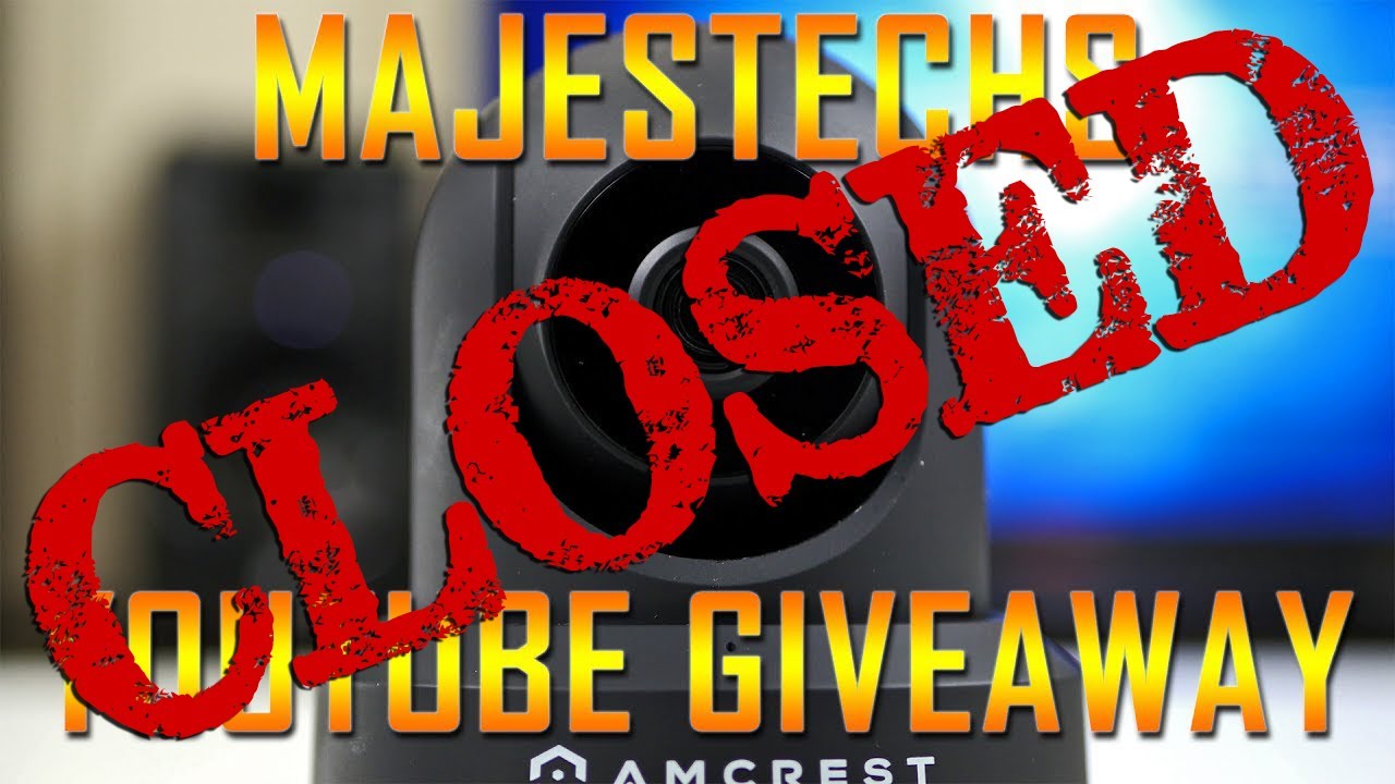Majestechs Giveaway Announcement - Amcrest 2K Wireless PTZ Camera