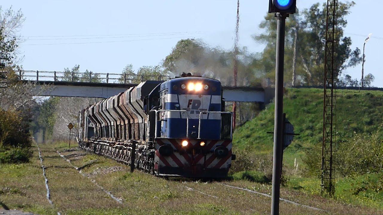 Tren 117 entrando a Olavarría.