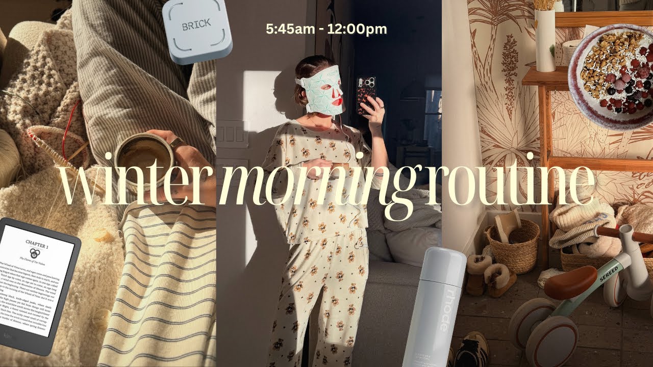 Realistic Morning Routine with a Toddler ❄️ | 5-min makeup, imposter syndrome & rushed mornings
