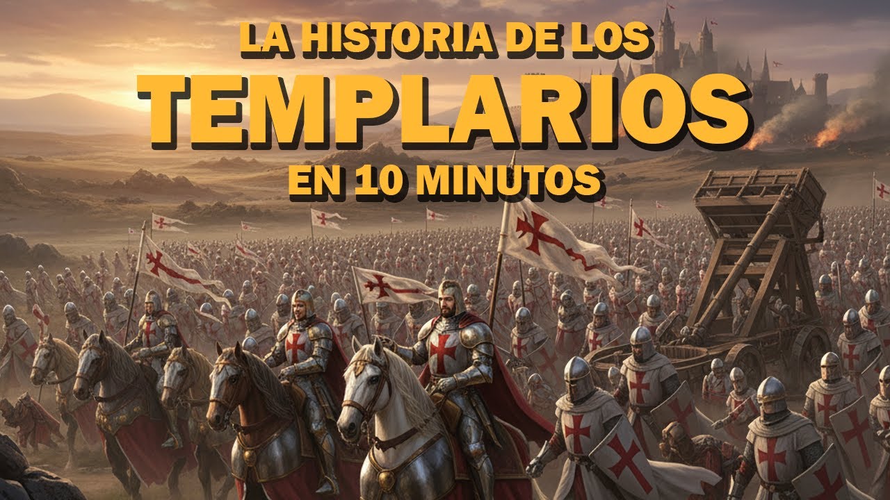 ✅ La historia de los CABALLEROS TEMPLARIOS en 10 minutos