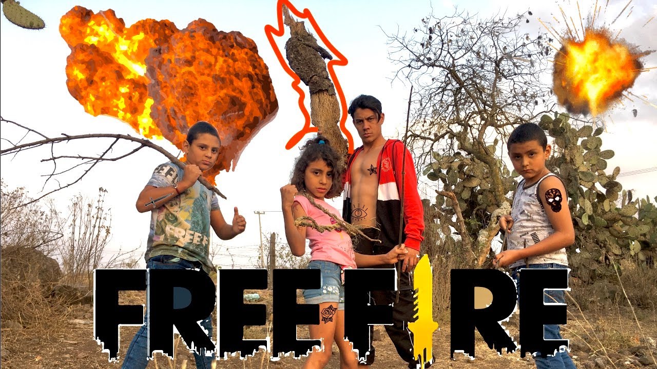 C&oacute;mo jugar Free Fire en VIDA REAL en el rancho | Go Kanalez y sus sobrinos perrakos