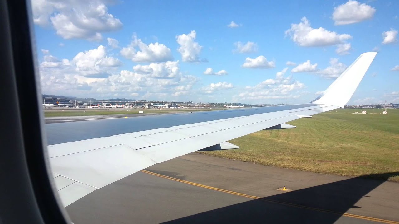 Aterrizaje en Sao Paulo vuelo LAN Perú LA 2767