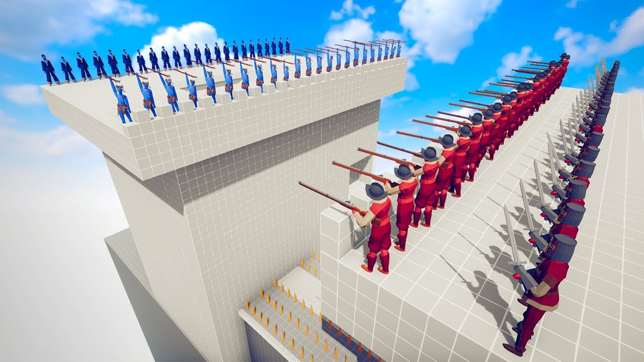 Tournament On Two Large Towers | Totally Accurate Battle Simulator TABS
