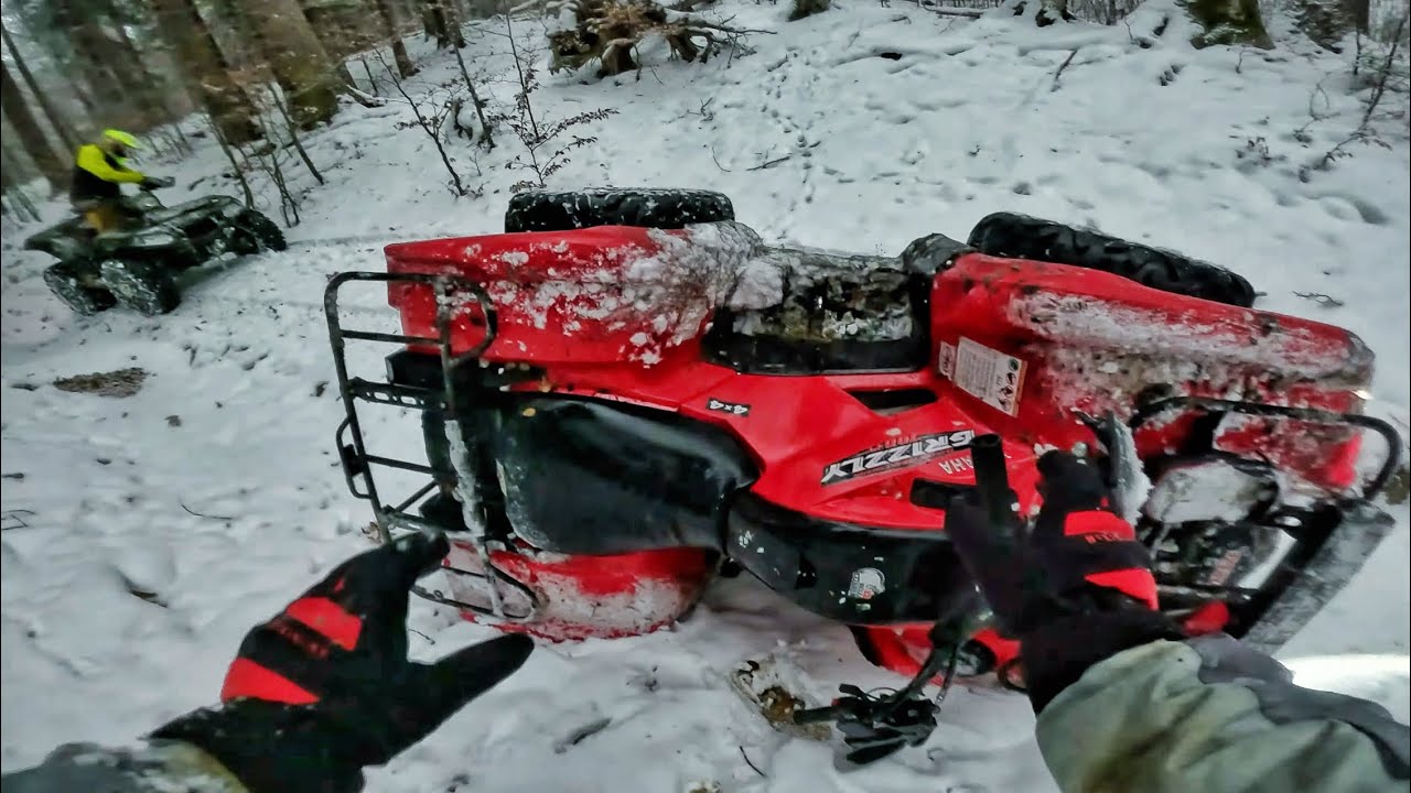 NE LUPTĂM CU ZĂPADA MARE ❄️ am rasturnat ATV-ul ‼️😱