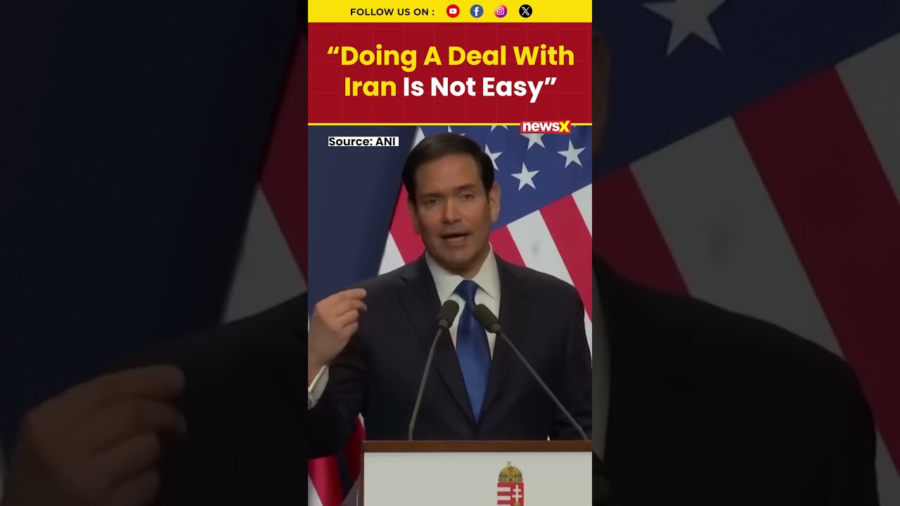 Rubio Admits Iran Deal Will Be Hard As Tensions Surge In Middle East #rubio #iranuswar #trending