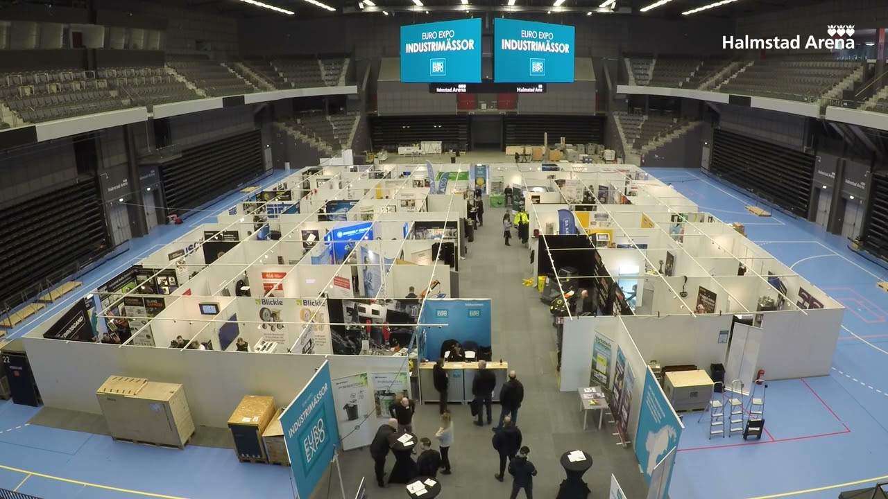 Euro Expo Industrimässa 2025 | Halmstad Arena 250319-20 - Timelapse