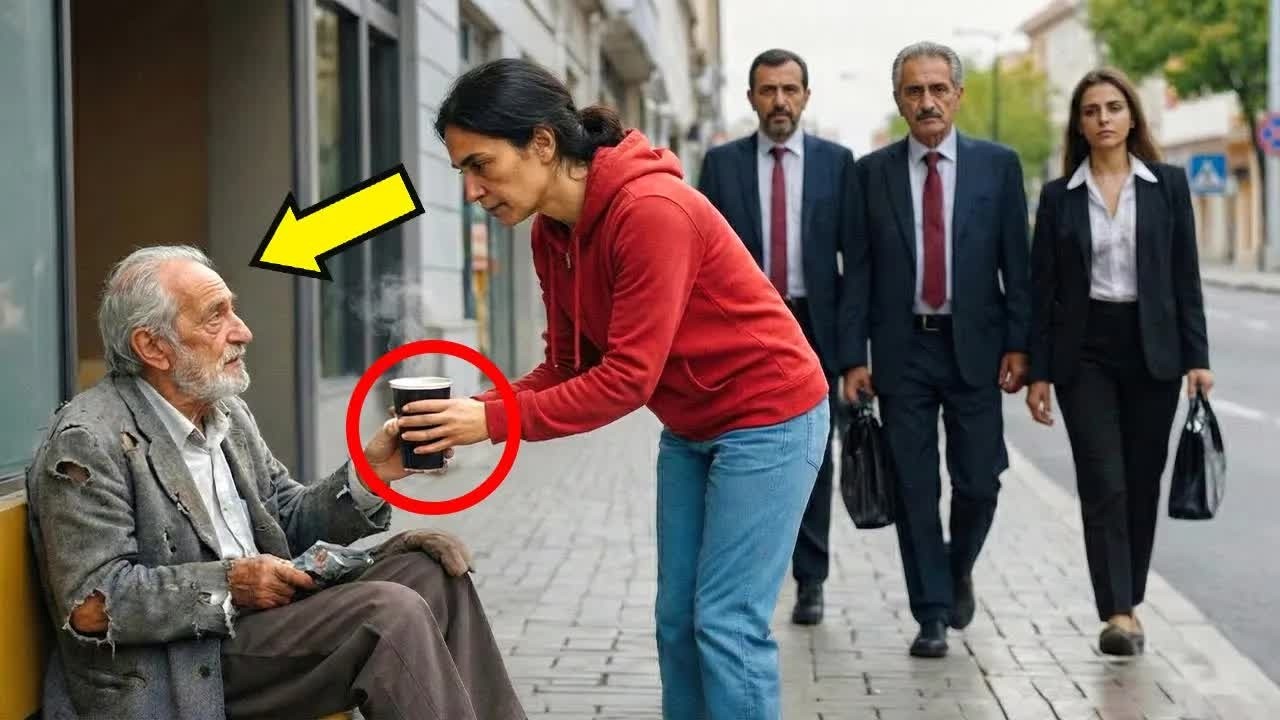 Portava il caffè ogni giorno a un anziano per strada… poi 3 avvocati bussarono alla sua porta