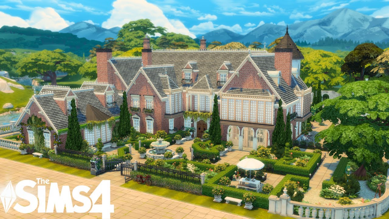 SIMS 4 Old Ravenwood Estate | Speed Build | NoCC