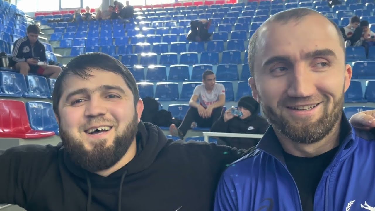 Гасан Абдулбасиров и Абуталим Гамзаев на первенстве Дагестана 2023 до 18 лет.