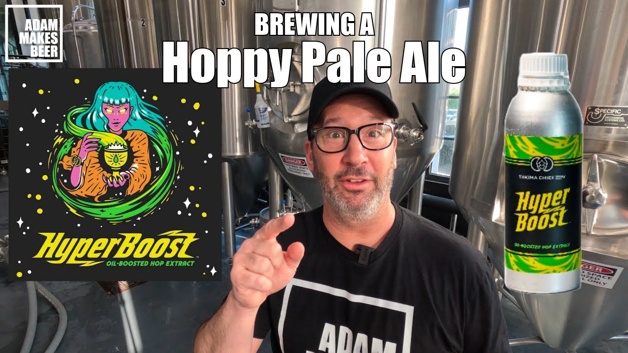 Brewing A Hoppy Pale Ale In A Commercial Brewery w HyperBoost From YCH!