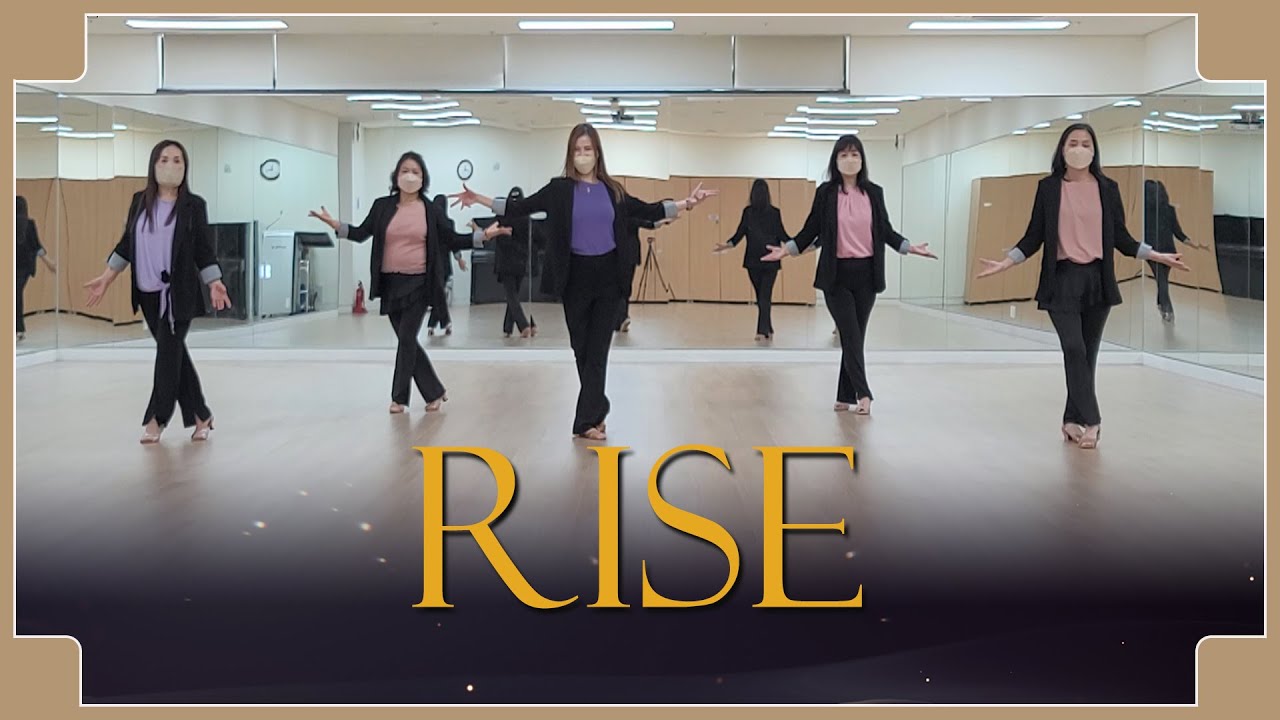 RISE - LOW INTERMEDIATE LINE DANCE (Jenny Stephenson)