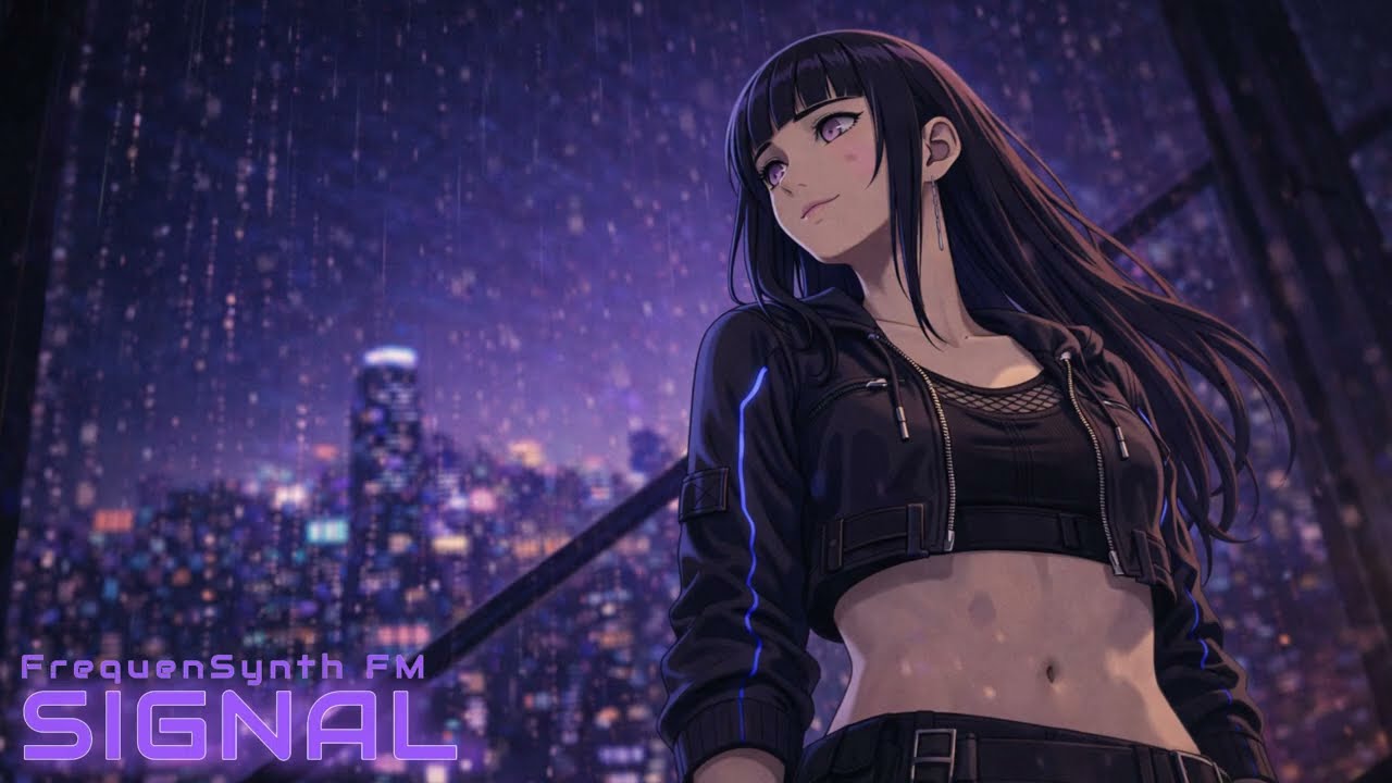 SIGNAL | 1 Hour Cyberpunk Chill Mix | Dark Neon City