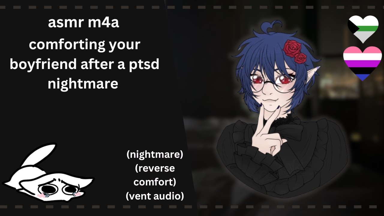 M4A || Comforting Your Boyfriend After a PTSD Nightmare || (reverse comfort) (sleepaid) || TM4A ASMR