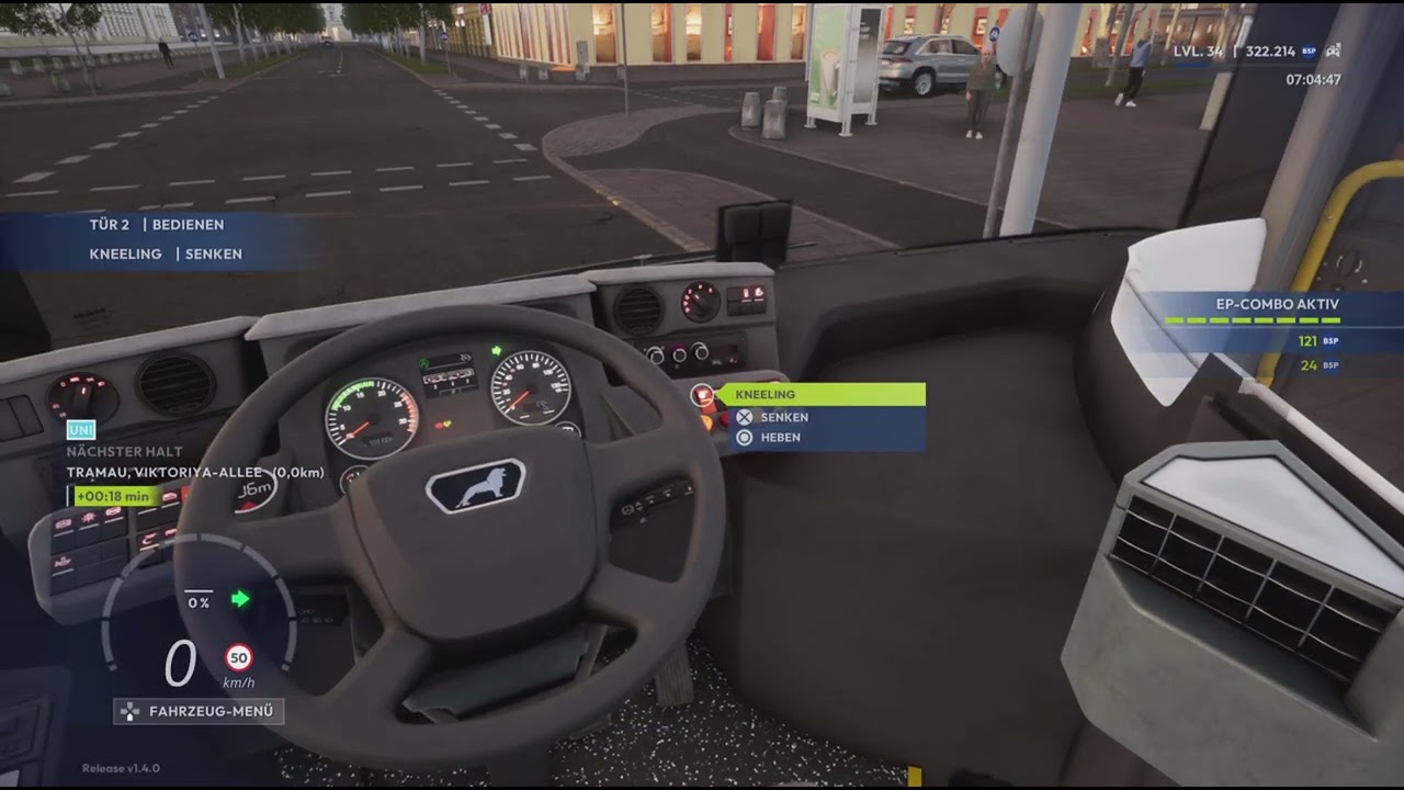 City Transport Simulator - Enge Straßen mit dem Gelenkbus