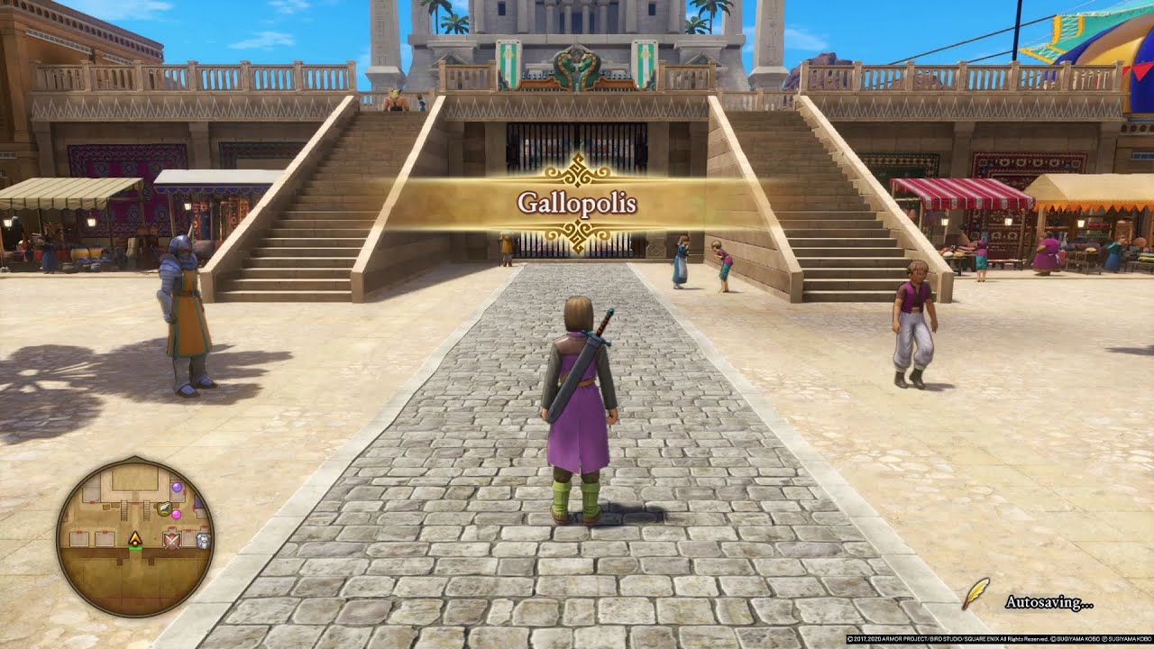 Review Run: Dragon Quest XI S Definitive Edition (PS4 on PS5/JPN Dub) P10: Gallopolis