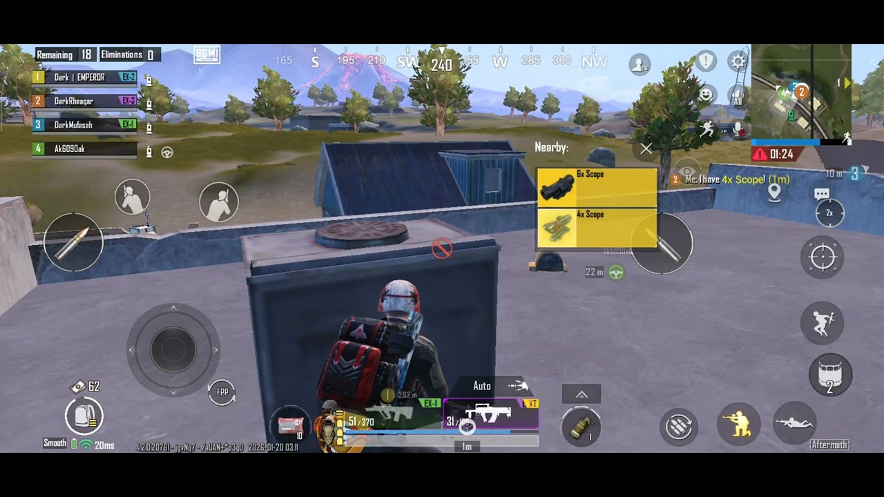 Bgmi aftermath simple game
