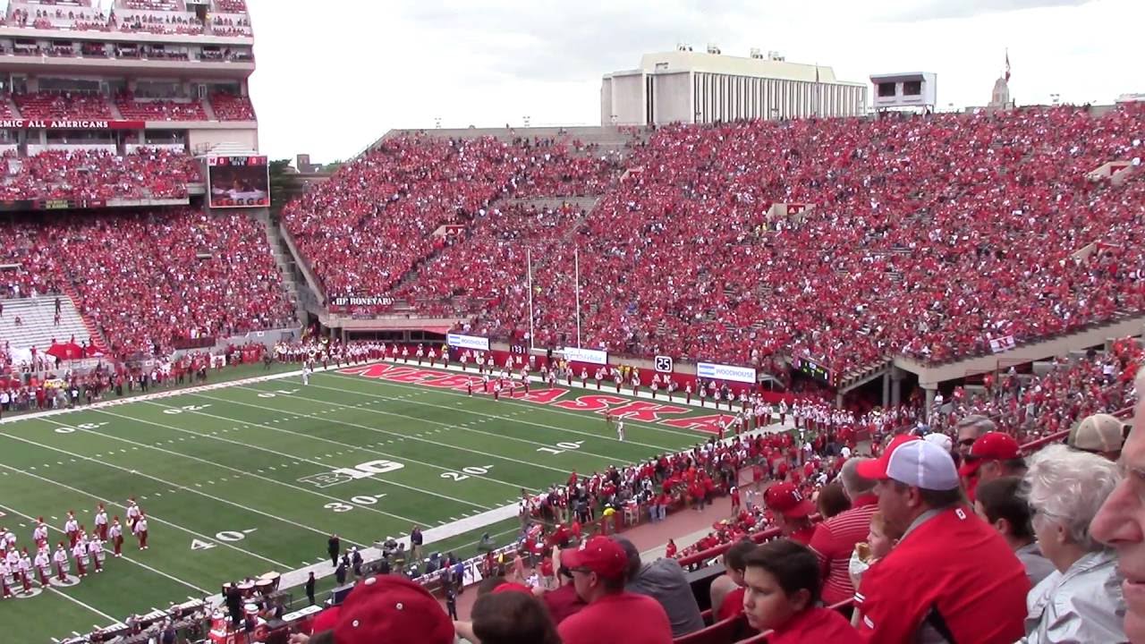 Cornhusker Marching Band pregame performance 10-1-2016