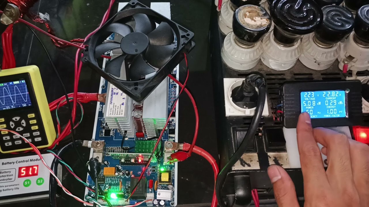 26010340AG084P Test uji  lvd digital voltage & beban KIT INVERTER PSW EGS002 TO247 20Mosfet 48V