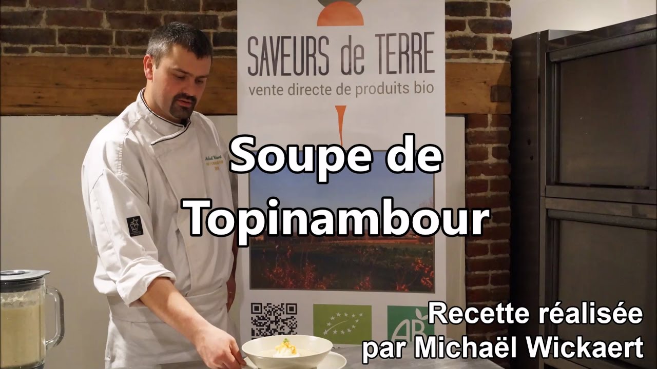 Soupe de topinambour bio