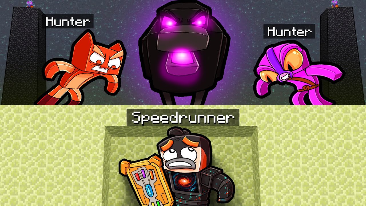 OVERPOWERED MANHUNT! (Speedrunner vs Hunters)