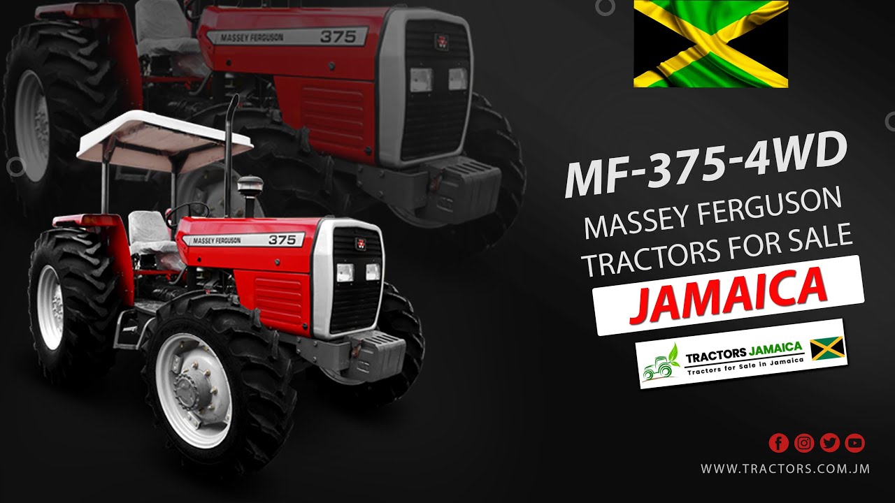 Massey Ferguson MF-375 4WD 75hp Tractors for Sale in Jamaica