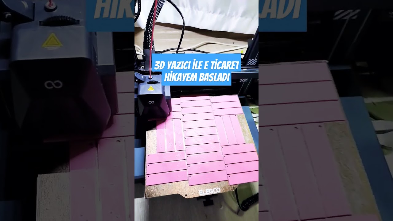 3D Yazıcı ile B&ouml;yle Para Kazanmak M&uuml;mk&uuml;n M&uuml;? #trending #3d