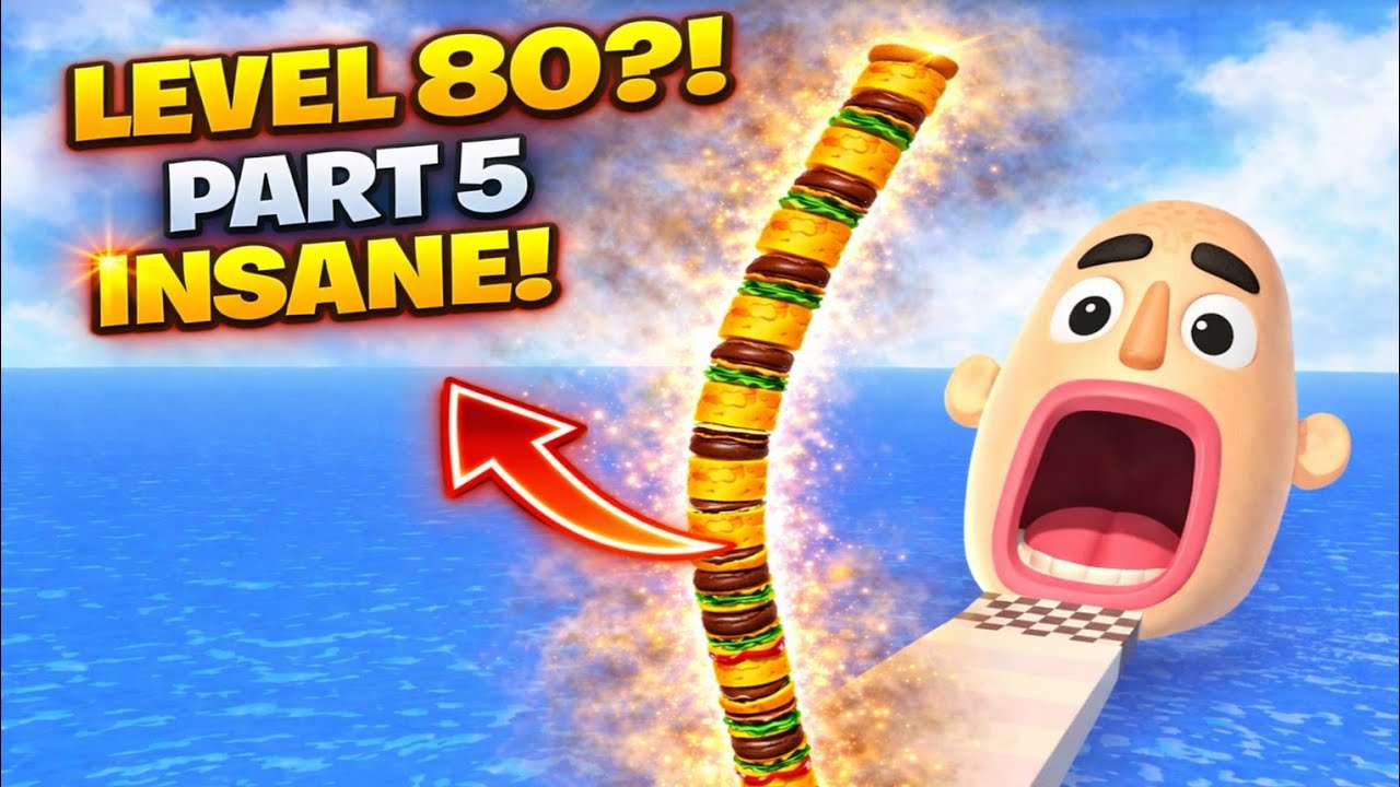 LEVEL 80?! Sandwich Runner Part 5 INSANE Stack Challenge | Crazy High Score Gameplay 2026