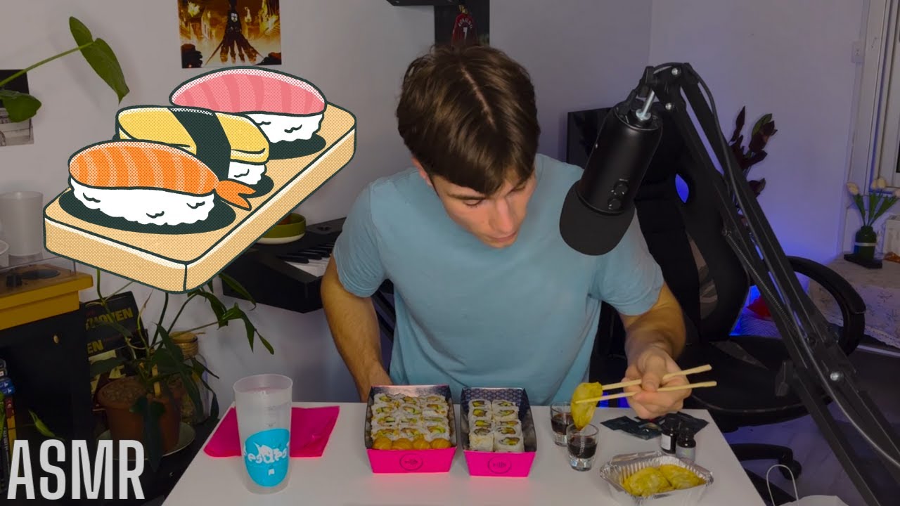 😋MUKBANG SUSHI DEGUSTATION 🍣