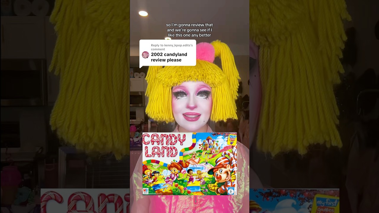 Does the 2002 version of Candy Land really have the best art work?? #candyland #boardgames #hasbro