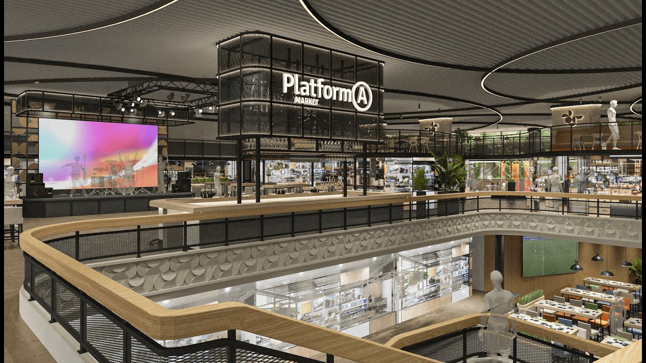 Фудмаркет PlatformA - новая гастрономическая точка в Алматы