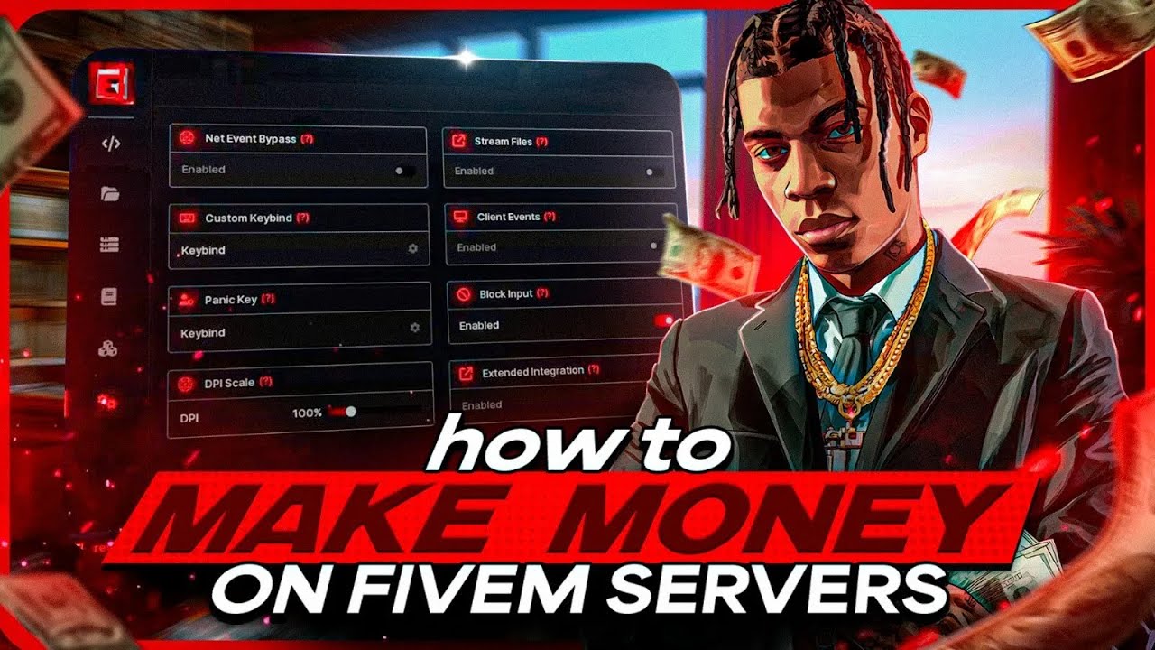 Как ЗАРАБАТЫВАТЬ ДЕНЬГИ на серверах FiveM в 2026 году с помощью RedEngine | NobleModz