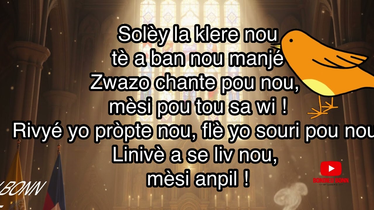 MESI BONDYE POU MEVEY OU FE POU NOU