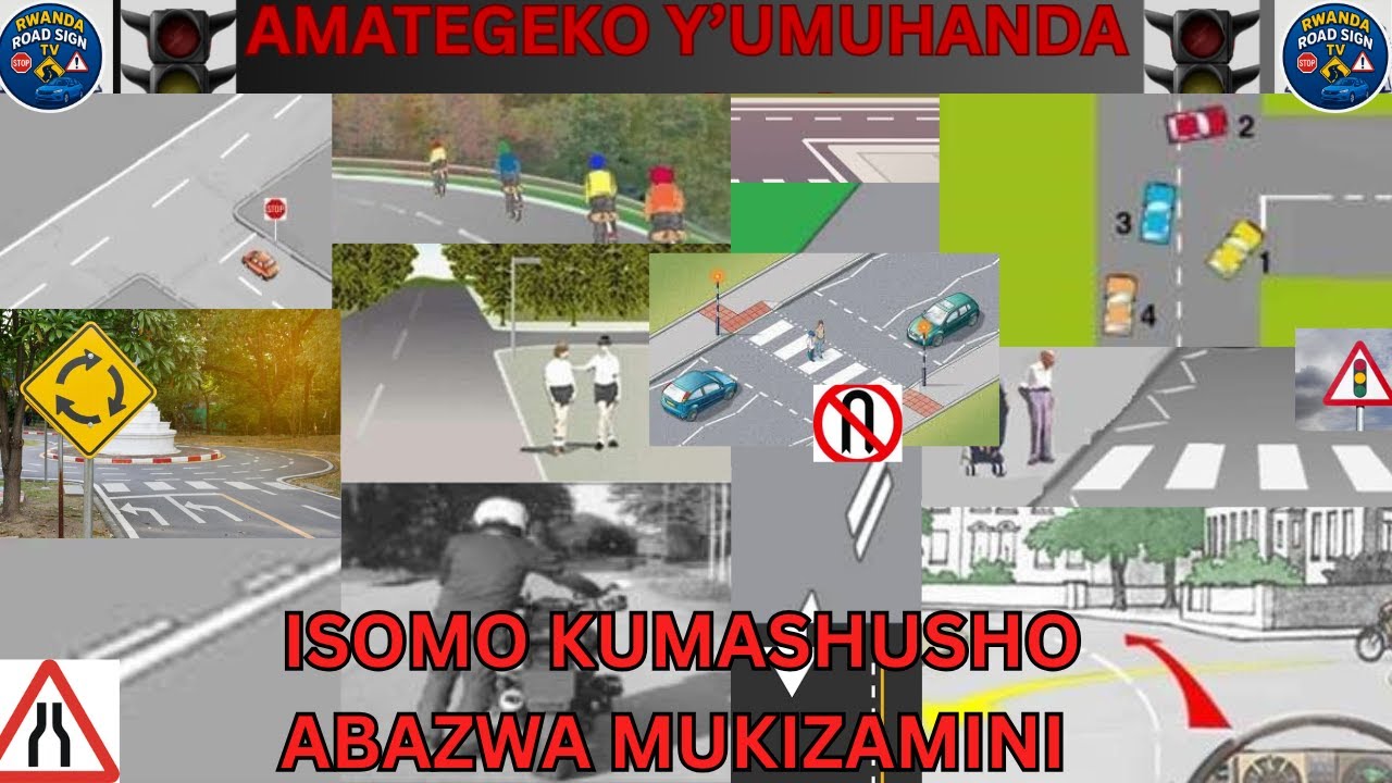 🚦 AMASHUSHO ABAZWA MUKIZAMINI AMATEGEKO Y'UMUHANDA|| IBIBAZO N'IBISUBIZO BYAKOZWE