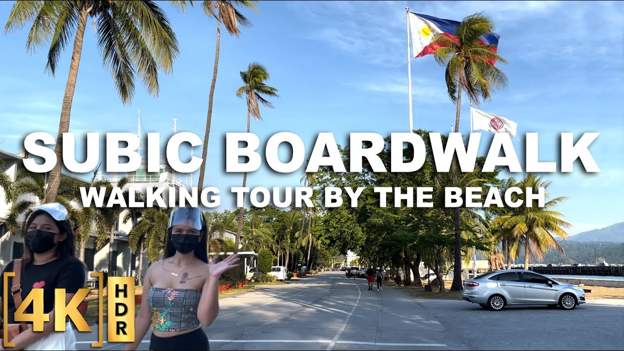 Walking by the Beach in Subic Bay’s The Boardwalk | Freeport Zone | 4K HDR | Olongapo, Philippines