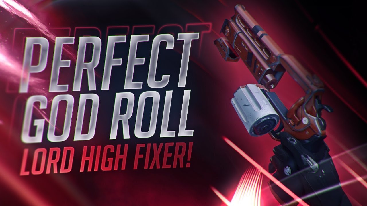 Destiny: PERFECT GOD ROLLED LORD HIGH FIXER!