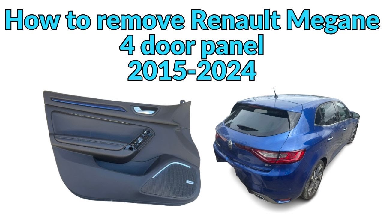 How to remove Renault Megane door panel , 2015-2024