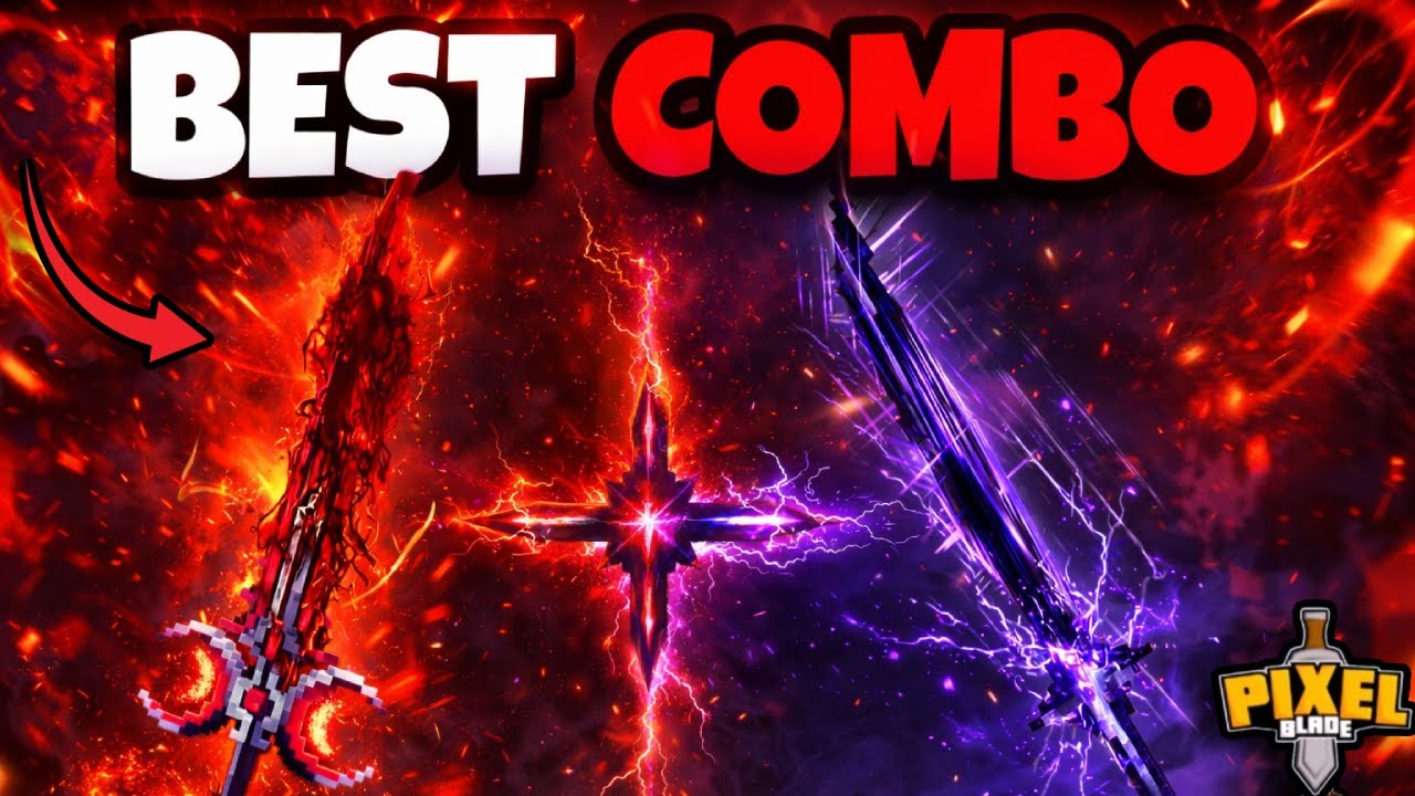 BEST COMBO IN PIXEL BLADE! #roblox