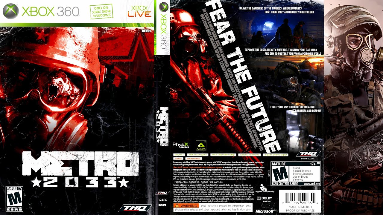 Metro 2033 for Xbox 360 | FULL GAME 4K/60 | REAL HARDWARE