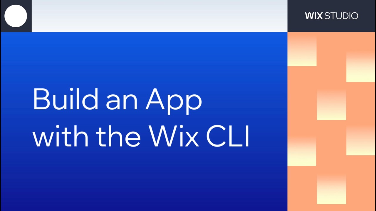 Как создать приложение с помощью Wix CLI